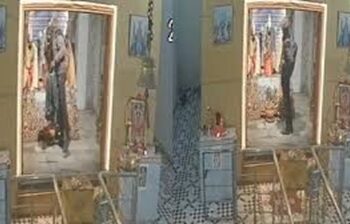 शहडोल; पहले दिखाई भक्ति, फिर मन्दिर से मुकुट चुरा ले गया चोर!